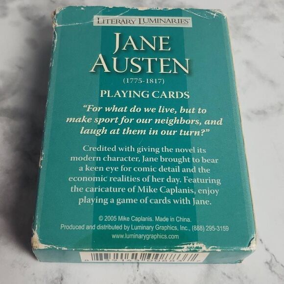 Jane Austin Playing Cards - Picture 3 of 5